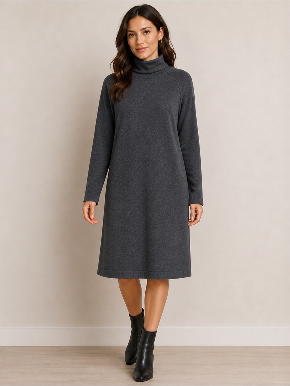 Prana Black Sweater Dress Medium Trendy Transitional
